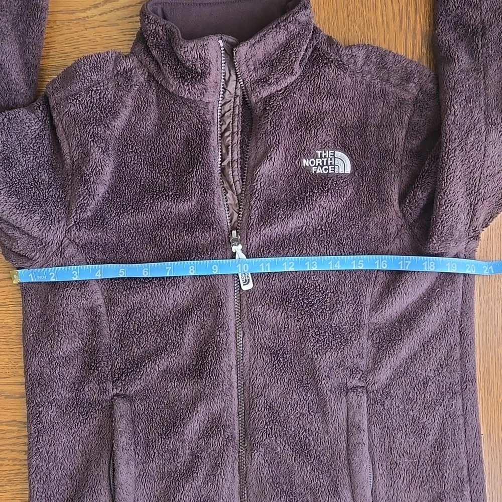 North Face Full Zip Dark Brown Fleece Jacket Women's Medium - Picture 7 of 10
